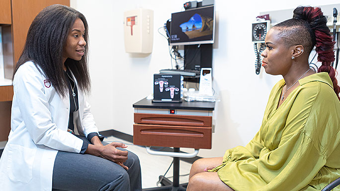 It's important to discuss the various treatment options for your fibroids.